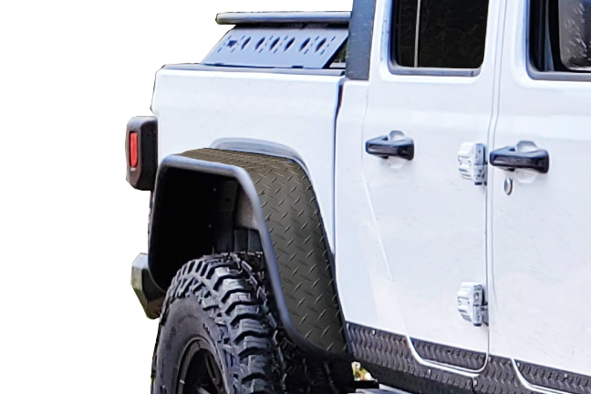 JEEP GLADIATOR JT REAR TUBE FENDER FLARES