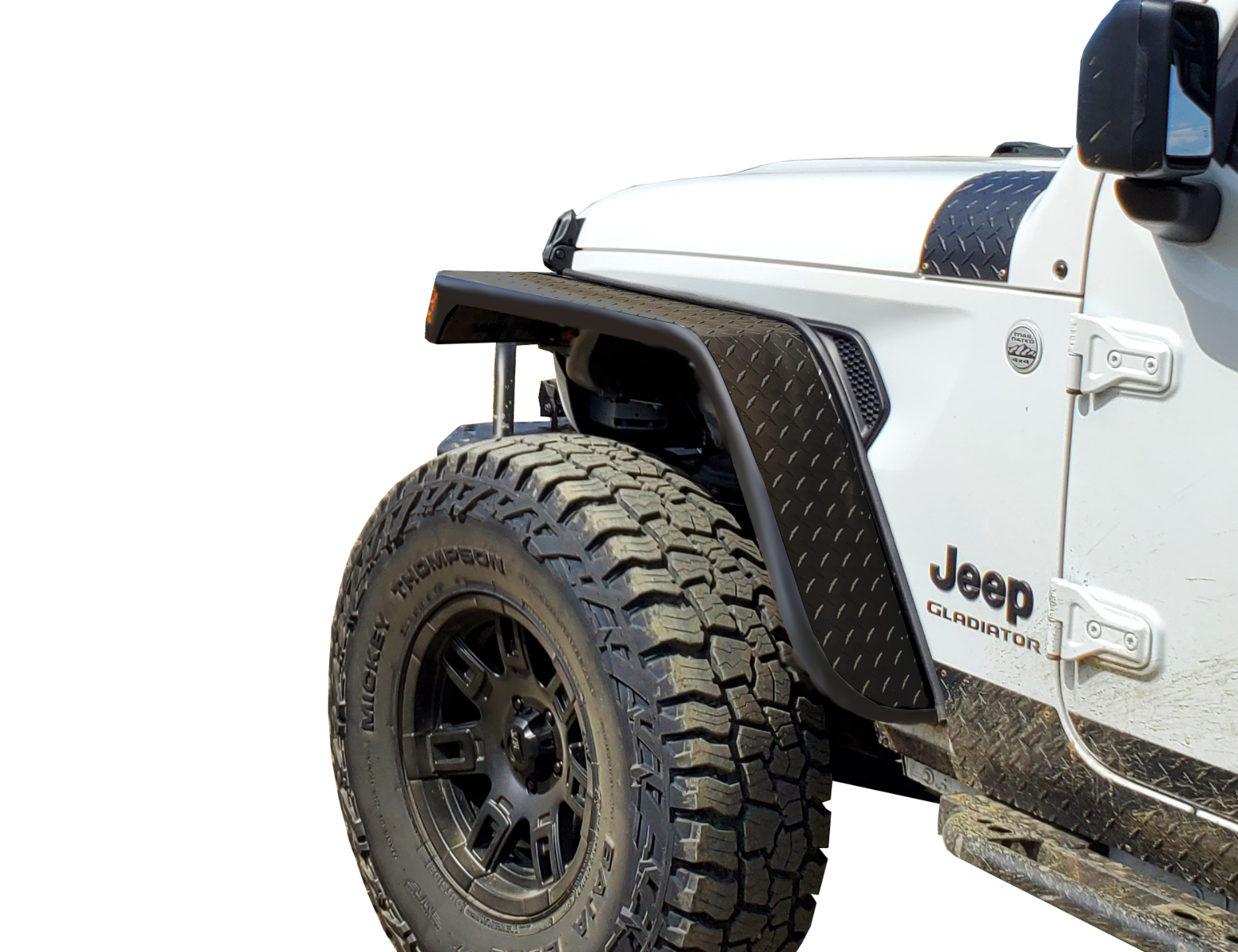 JEEP GLADIATOR JT FRONT TUBE FENDER FLARES