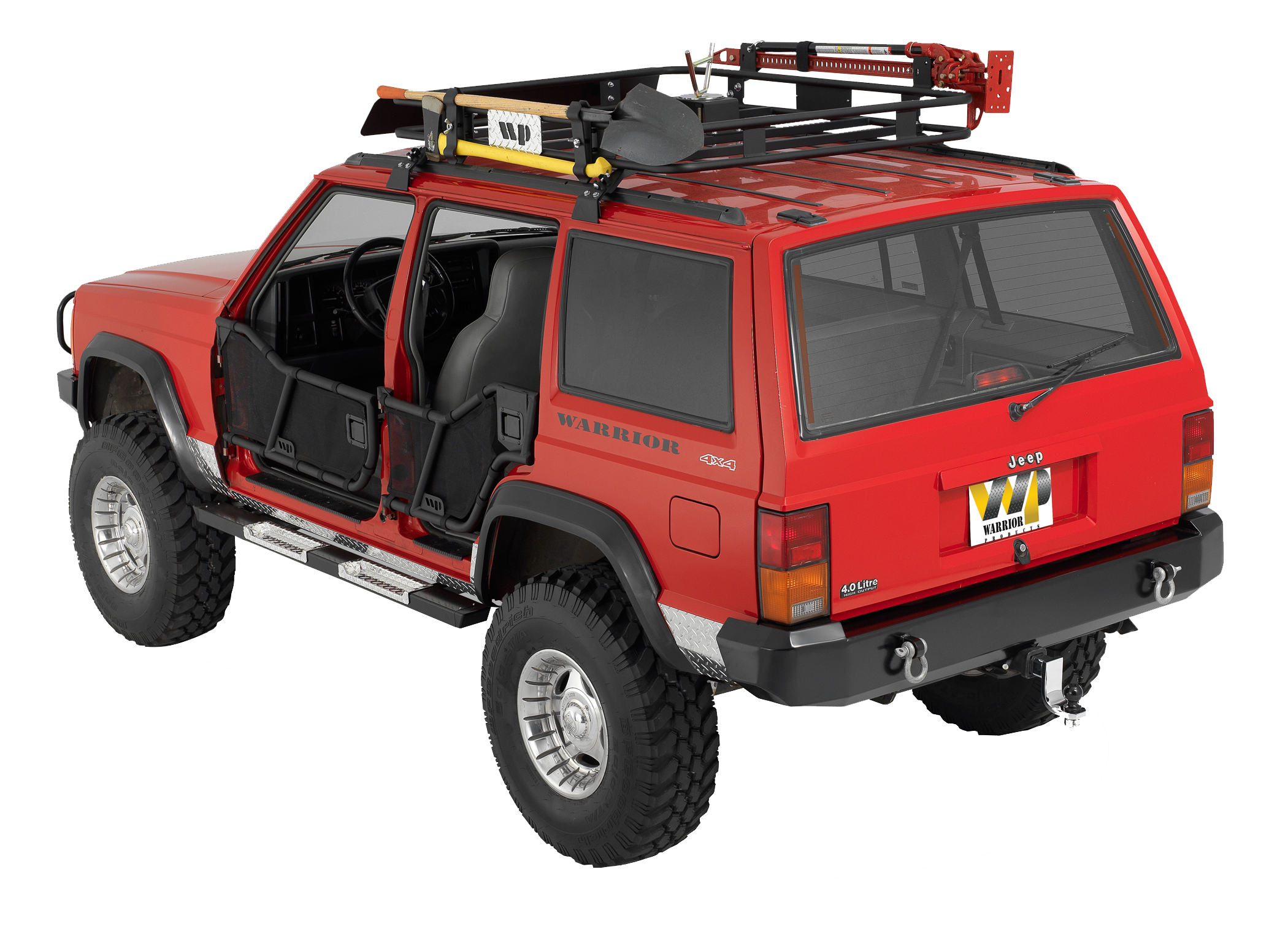 Jeep XJ Rock Bars w/ Diamond Tread Steps