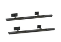 Jeep XJ Rock Bars w/ Diamond Tread Steps (Black)