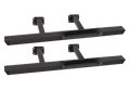 Jeep CJ8 Rock Bars w/ Diamond Tread Step (Black)