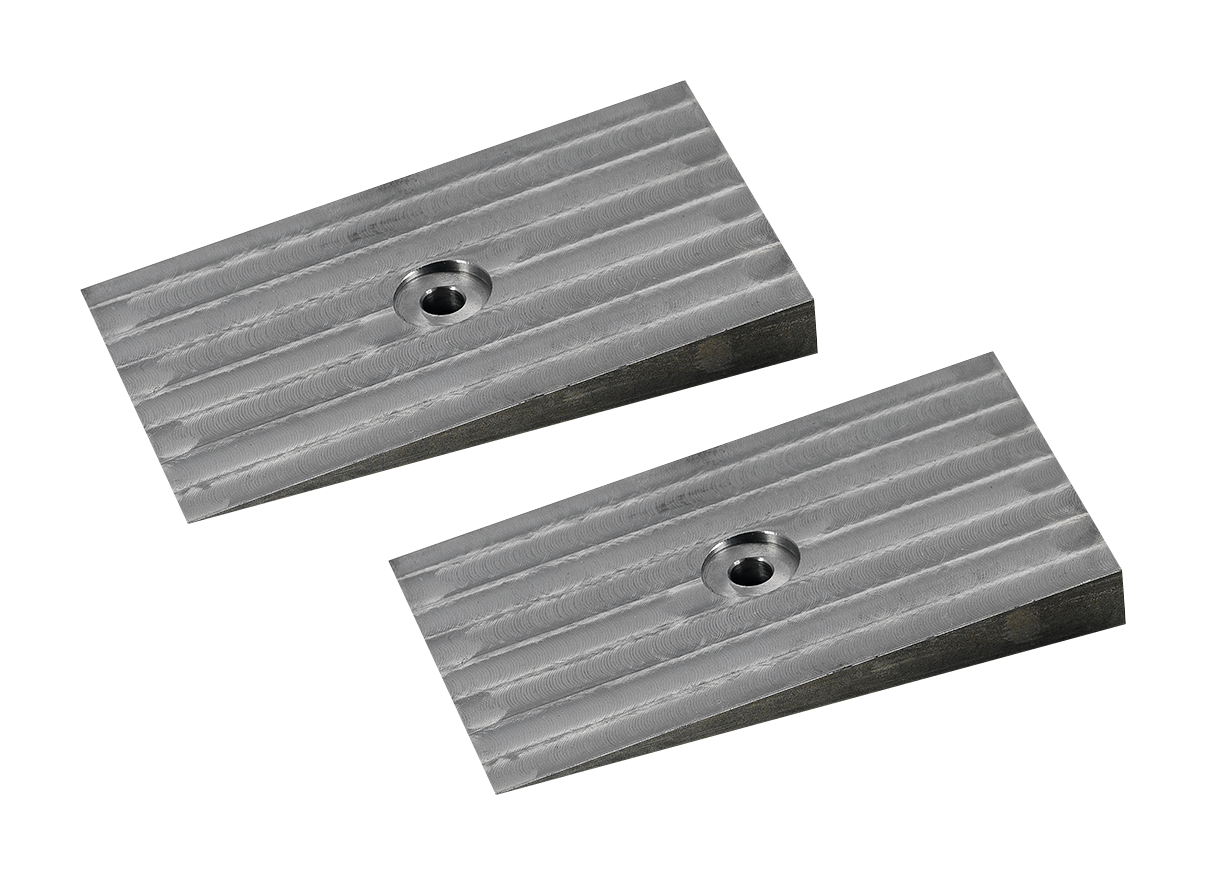 Machined Steel Shims for 3" Wide Leaf Springs (8 Degrees)