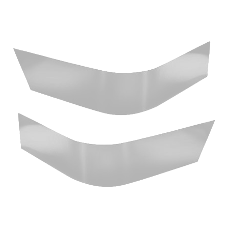 Jeep YJ Short Corners (Polished Aluminum)