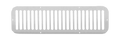 Jeep CJ5 Hood Vent Cover (Polished Aluminum)