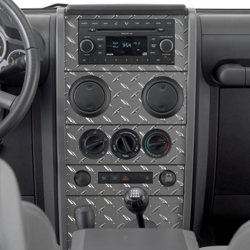 Jeep JK/JKU Dash Overlay (Power Windows)