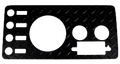 Jeep CJ5/CJ7/CJ8 Dash Panel Overlay w/ Radio Cutout