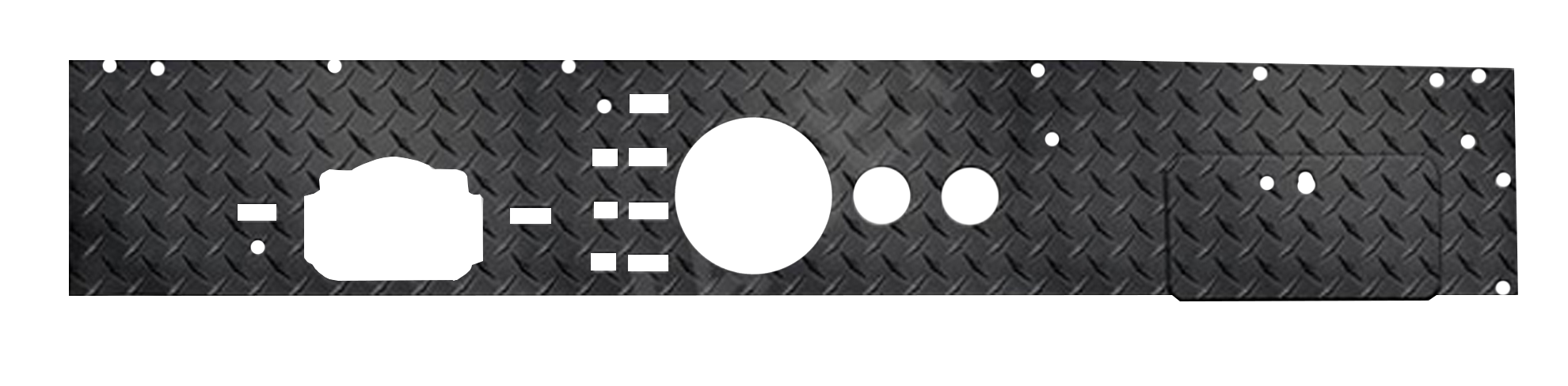 Jeep CJ5/CJ7/CJ8 Dashboard with Instrument Cutouts