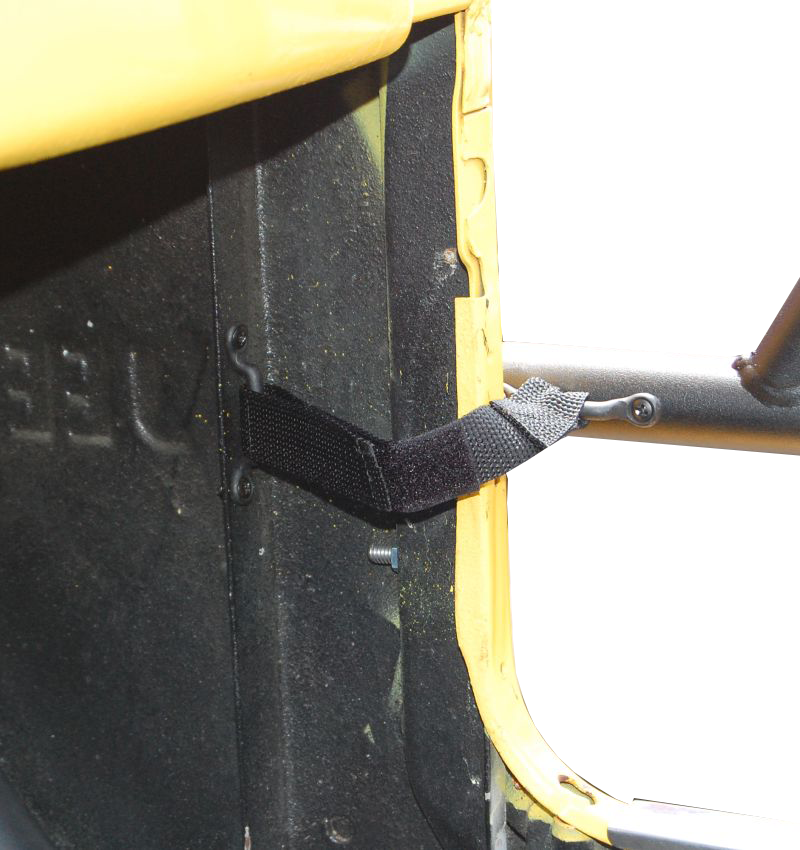 Jeep CJ5 Door Limit Straps for Warrior Tube Doors