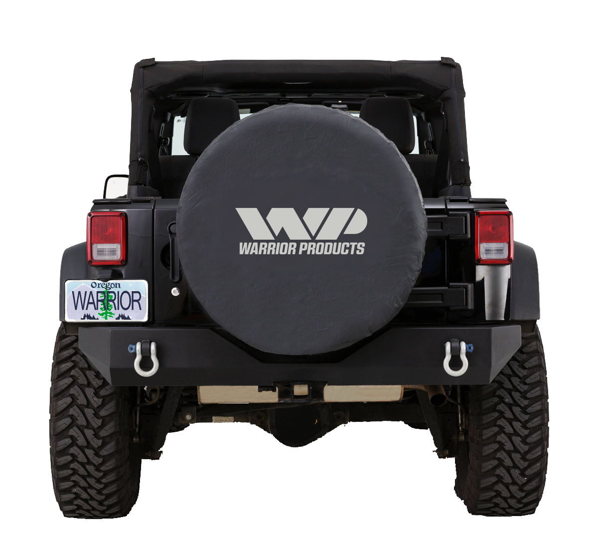 Black WP Spare Tire Cover (33" Tire)