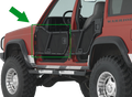 Jeep XJ Front Adventure Tube Doors (Late Model)