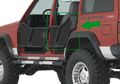 Jeep XJ Rear Adventure Tube Doors (Late Model)