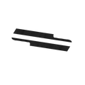 Jeep YJ Sideplates w/ 1" Lip