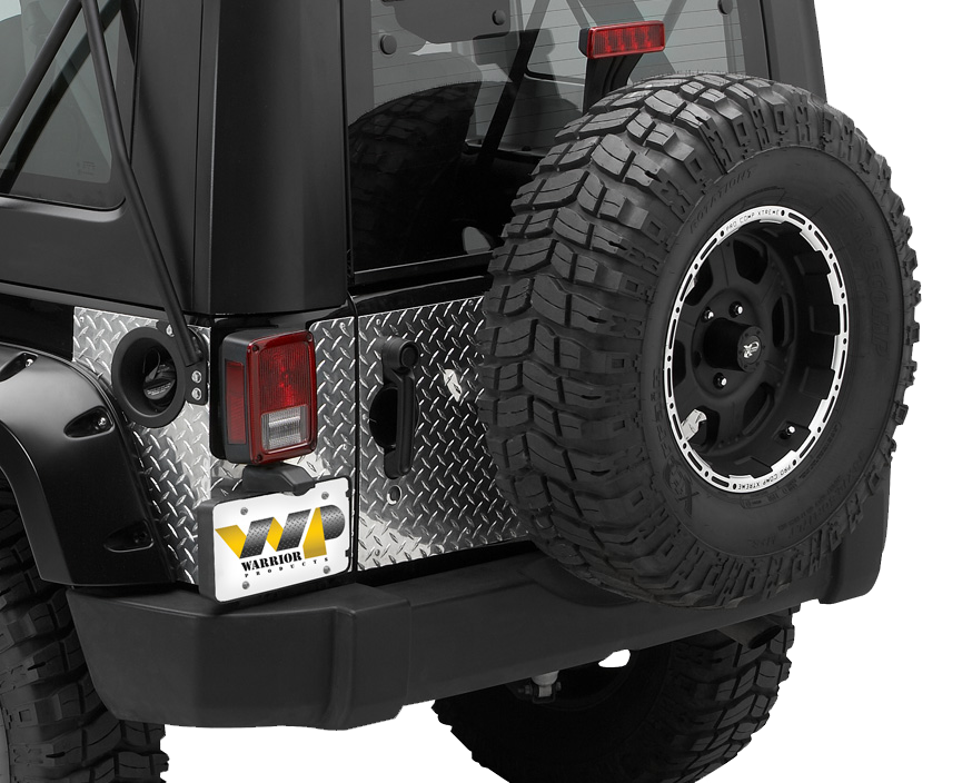 Jeep JK/JKU Outer Tailgate Cover Kit