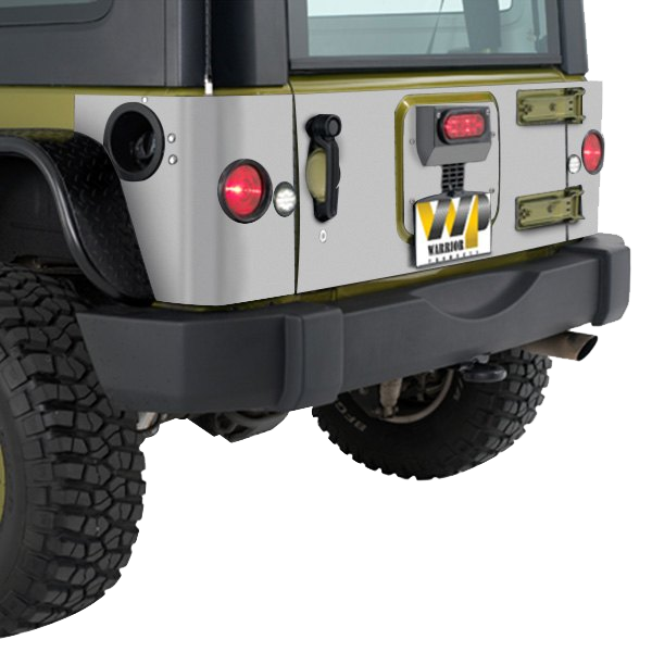 Jeep JK/JKU Inner Tailgate Cover Kit for Warrior LED 3rd Brake Light