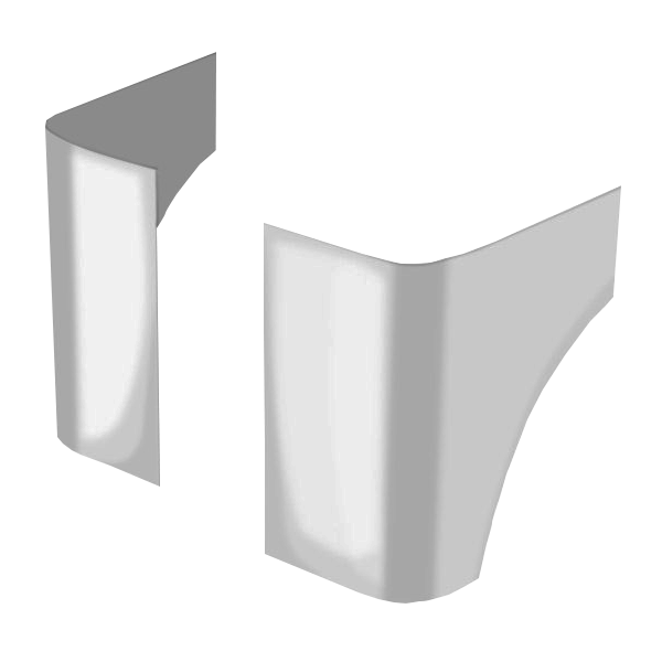 Jeep JKU Rear Corners w/o Holes (4 Door)