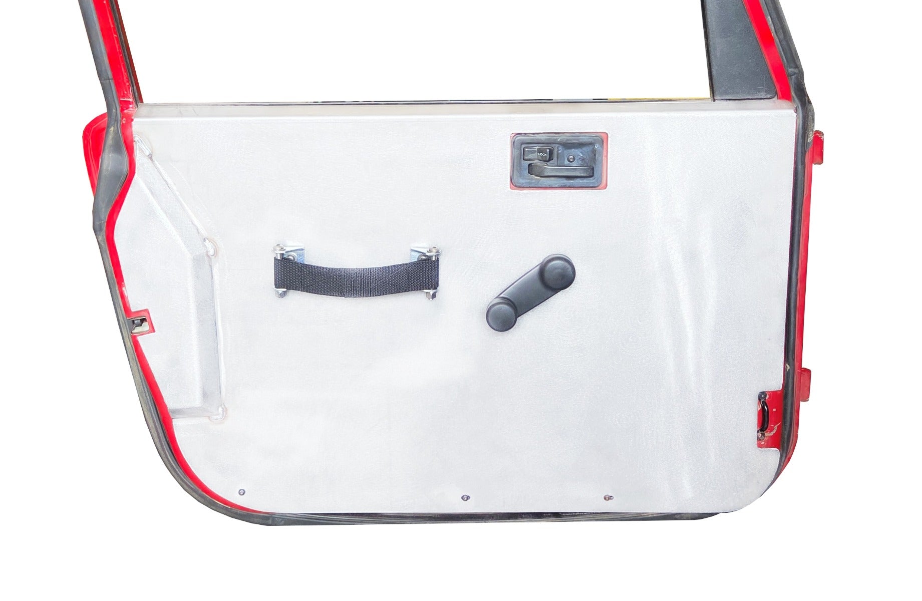 Jeep Wrangler TJ/LJ Interior Door Panels (Full Door) - Flat Aluminum