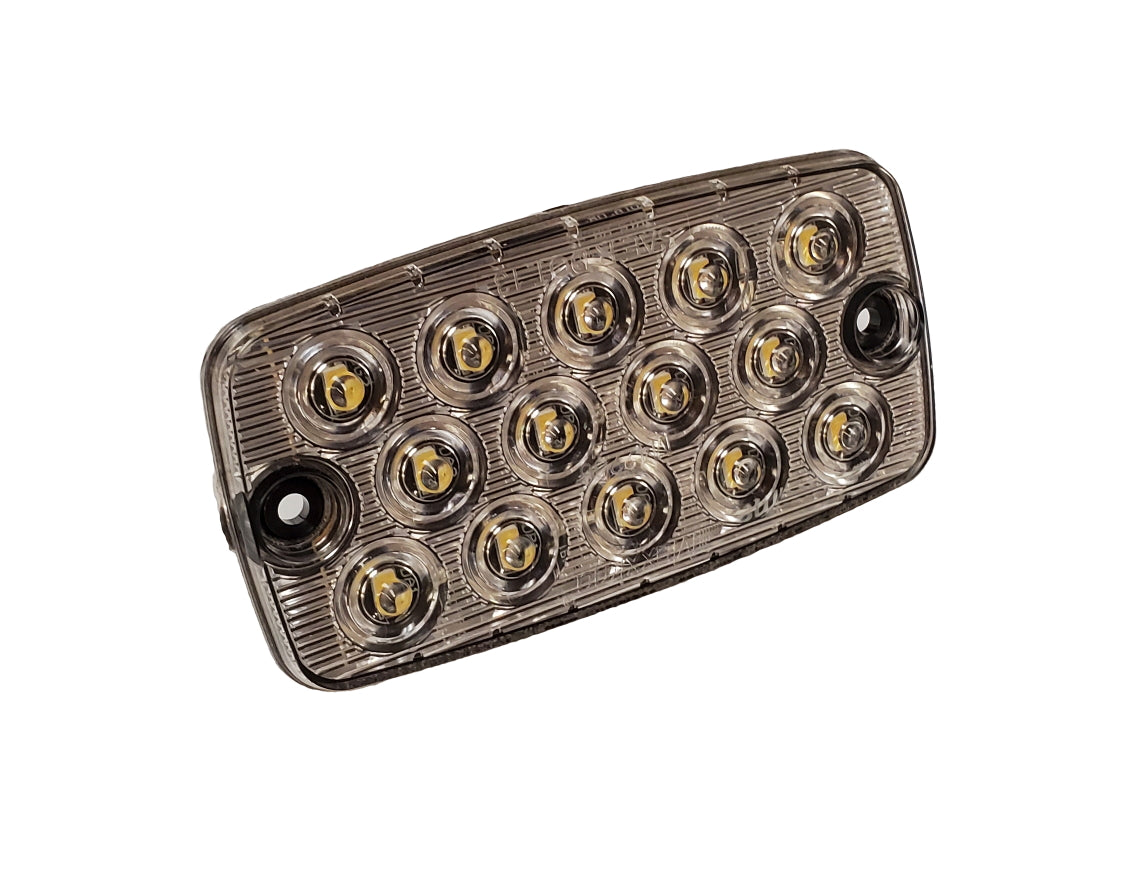 Rectangular LED Backup Light for Warrior Products Steel Tail Lights (White)