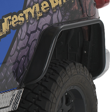 Toyota FJ Cruiser Tube Fender Flares (Rear)
