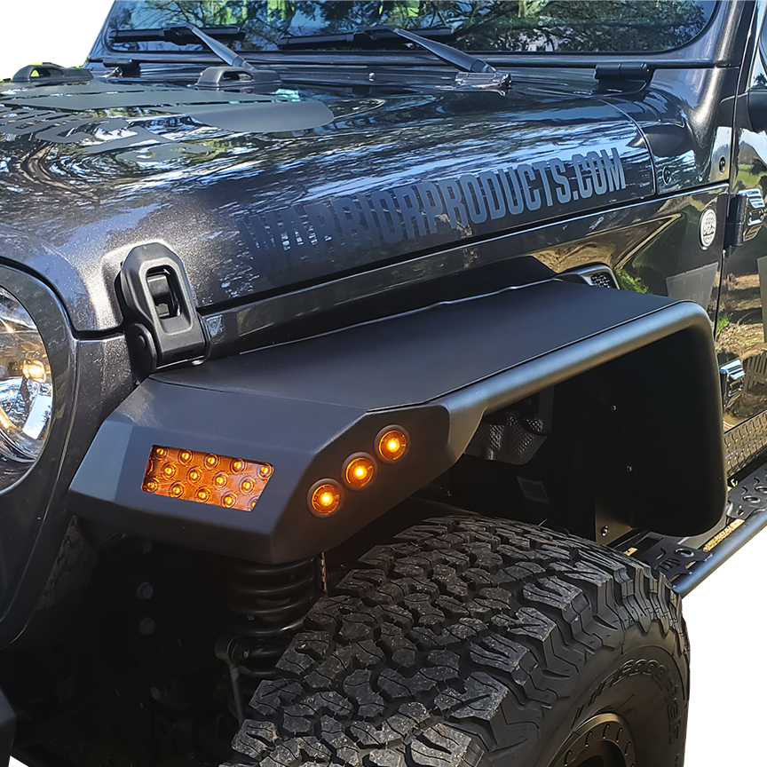 Jeep JL / JLU Front Tube Fender Flares