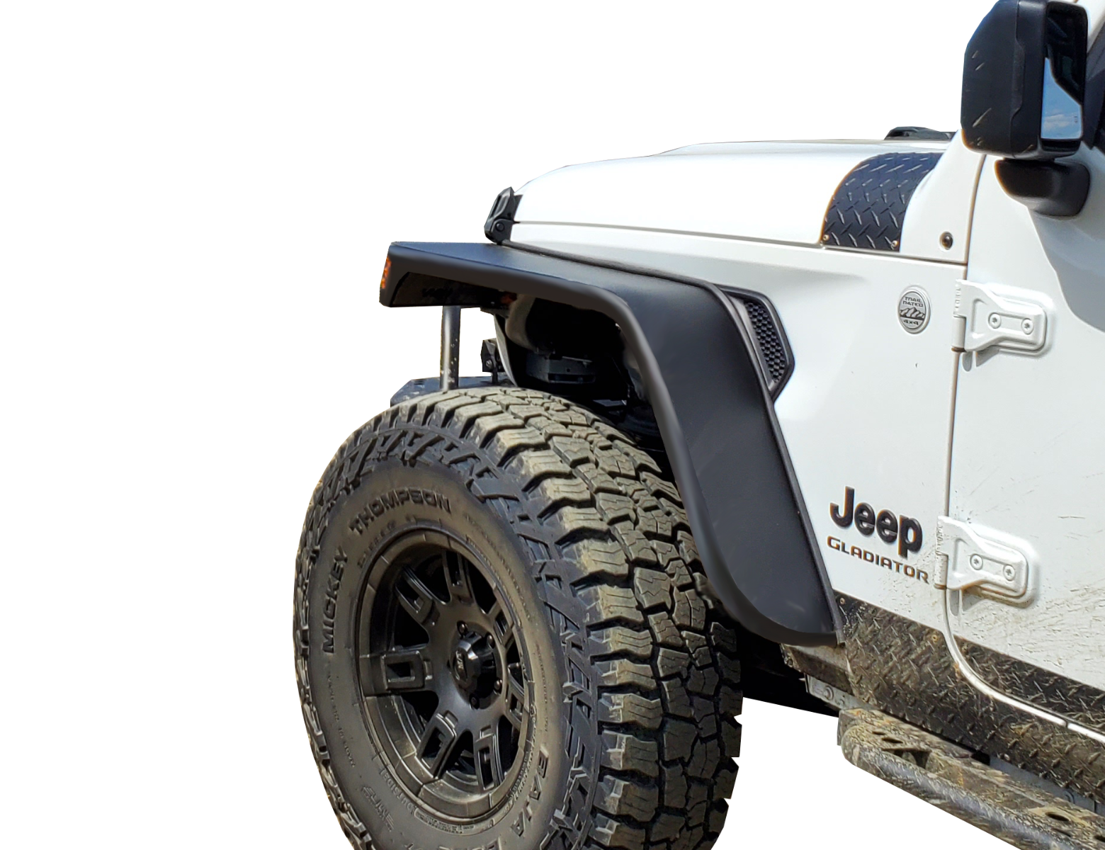 JEEP GLADIATOR JT FRONT TUBE FENDER FLARES