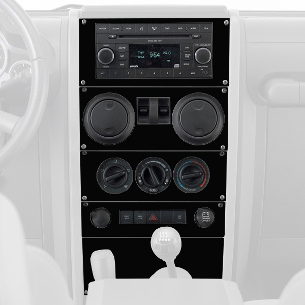 Jeep JK / JKU Dash Overlay (Power Windows)