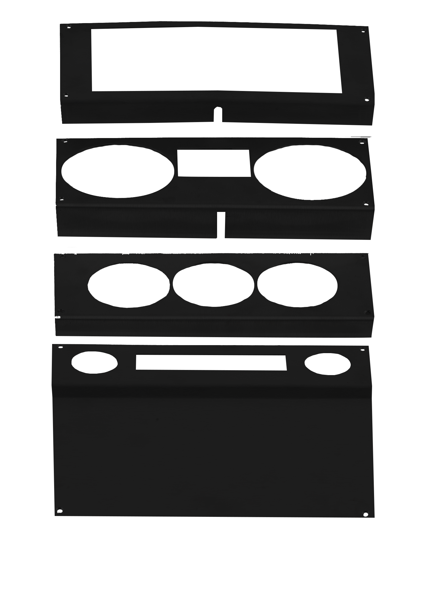 Jeep JK Dash Overlay (Power Windows)
