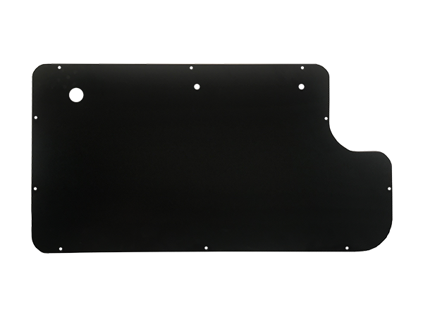 Inner Door Panel in Smooth Black Steel