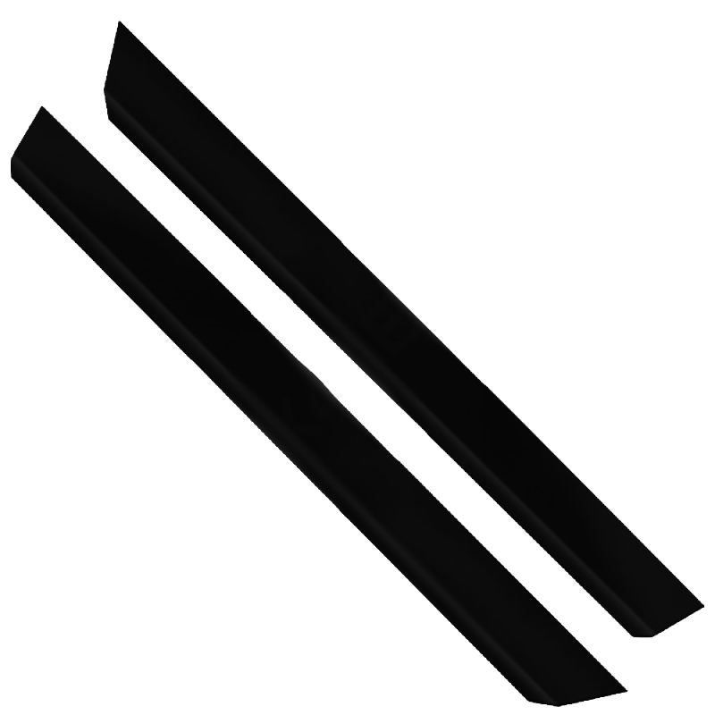 Jeep LJ Sideplates w/ 1" Lip & No Front Cutouts