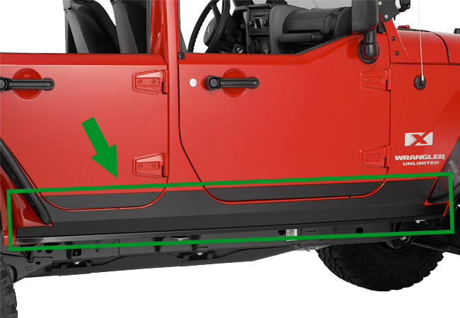Jeep JKU Sideplates (4 Door)