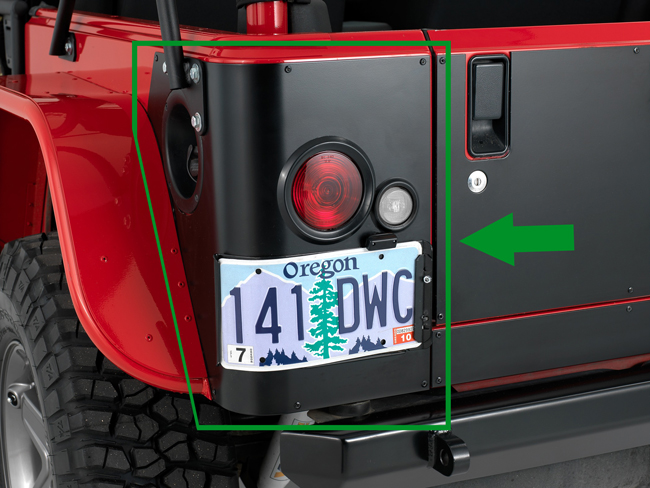 Jeep LJ Rear LED Corners