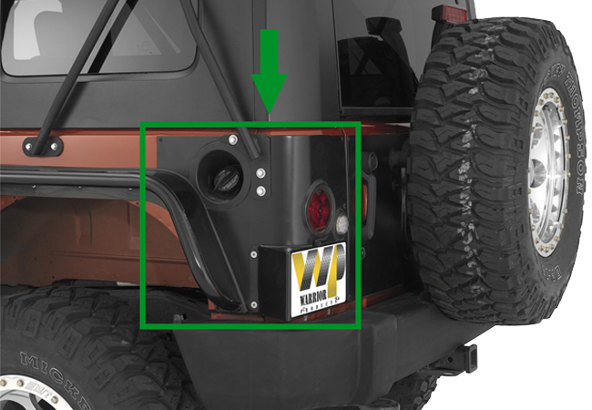 Jeep JKU Rear LED Corners