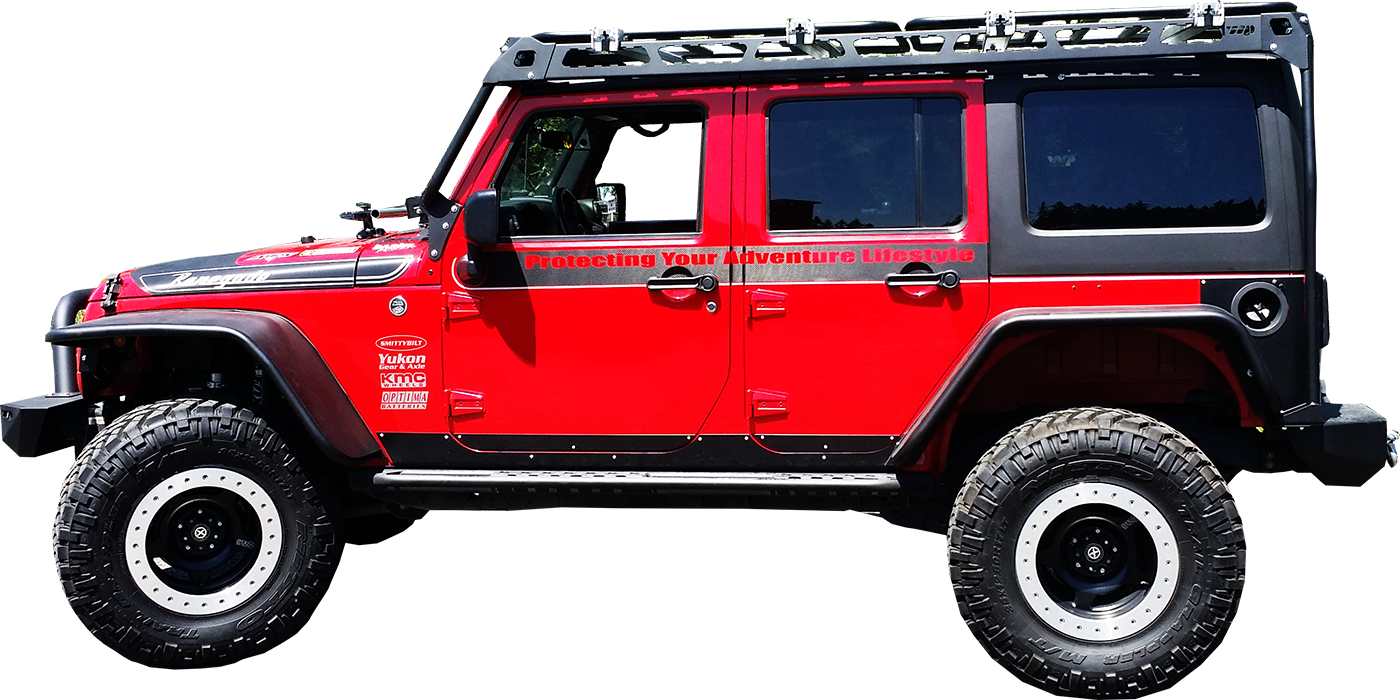 Jeep JKU Sideplates - Rubicon Only (4 Door)