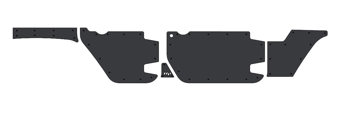Jeep JKU Full Side Armor